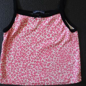 Brandy Melville cheetah print tank